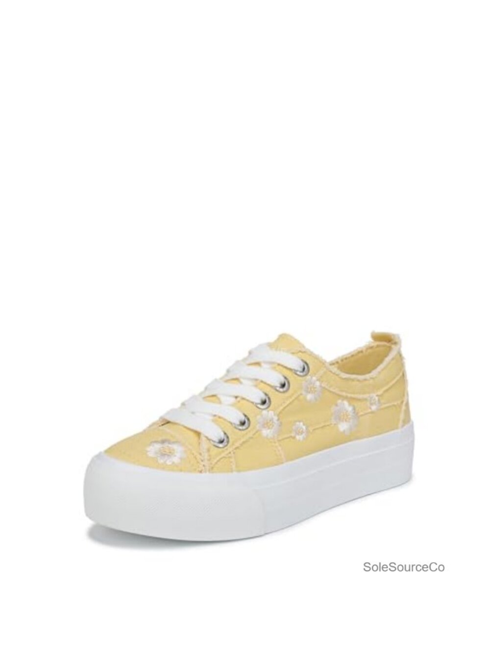 Platform Sneakers Low Top Lace Up Casual Comfort Walking Shoes